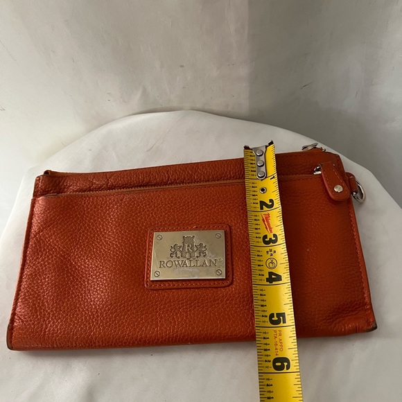 Rowallan Of Scotland Orange Leather Pouch - Picture 8 of 8